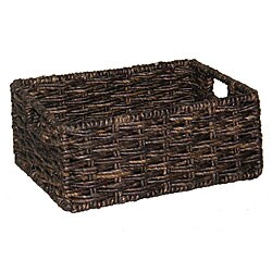 Espresso Maize Shelf Baskets-China (Set of 8)