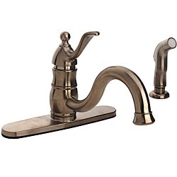 Kindred Brushed Nickel Finish Traditional Kitchen Faucet