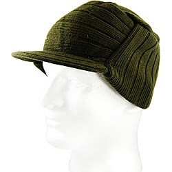 Iced Out Gear Dark Green Visor Beanie Hat