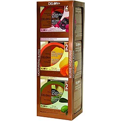 Delon Raspberry Truffle/ Olive/ Mango- Six Body Butter Tower 6.9 oz