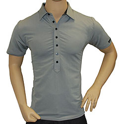 Travis Mathew Men's Grey Extend Polo Golf Shirt