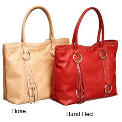 Frye Woven Fringe Tote Bag