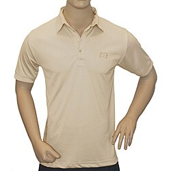 Travis Mathew Men's Tan Side Swipe Golf Shirt