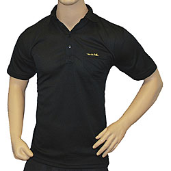 Travis Mathew Black Winged Polo Golf Shirt