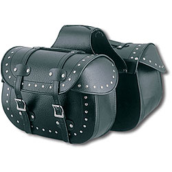 Grain Leather Saddle Bag