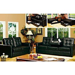 Classic Sectional Sofa-bed/ Loveseat Set