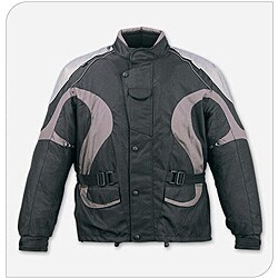 Men's Black/ Grey Duratex 600 Motorcycle Jacket