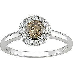 14k White Gold 3/4ct TDW Diamond Engagement Ring (H-J, I1-I2)