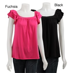 Necessary Objects Junior's Flutter-sleeve Shirt
