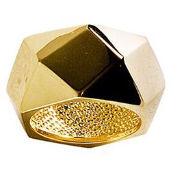 14k Goldplated Octant Spherical Fashion Band