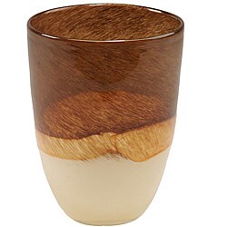 Creme Brulee Large Glass Vase