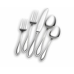 International Silver American Bead 53-piece Flatware Set