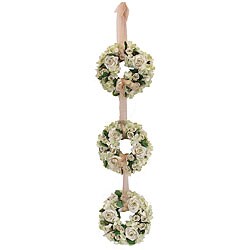 Cream Hydrangea Wreath Trio