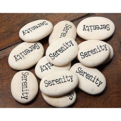 Inspirational 'Serenity' Stones (Set of 12)
