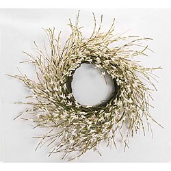 Small Cream Forsythia Wreath