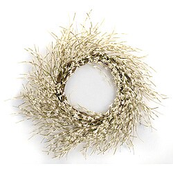 Large Cream Forsythia Wreath