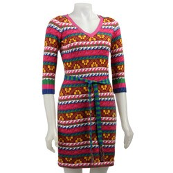 Betsey Johnson 'Peru Fairisle' Sweater Dress