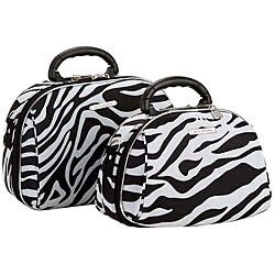 Luca Vergani Zebra 2-piece Cosmetic Case Set