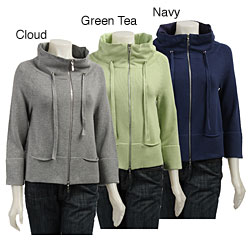 Cullen Women's Oversize Funnel Neck Cardigan