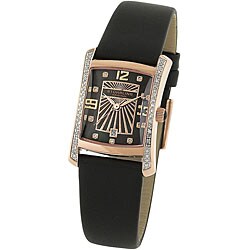 Stuhrling Original Daisy Women's Diamond Swiss Quartz Watch