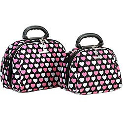 Luca Vergani Multi-Heart 2-piece Cosmetic Case Set