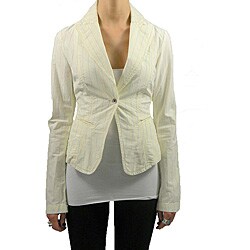 Cream Blazer Women