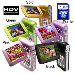 SVP T100 2.4-inch LCD Camcorder with 8GB SDHC Memory Card