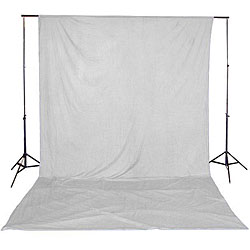 Lumiere L.A. 10x20-foot White Muslin Backdrop