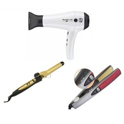 T3 Blow Dryer with Bellissima Flat Iron and Curling Iron