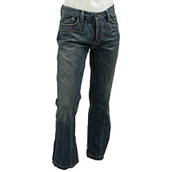 Antik Denim Men's Cotton-blend Western Bootcut Jeans