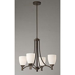 Ironwood Streamlined 4-light Iron Chandelier