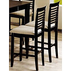 Cappuccino Ladder Back Counter Stools (Set of 2)