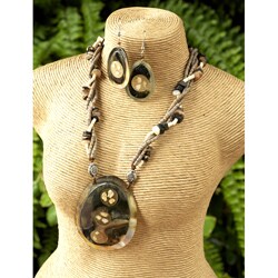 Black Lip Shell 3-piece Jewelry Set (Philippines)