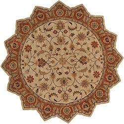 Hand-tufted Camelot Wool Rug (8' Star)
