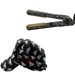 Farouk CHI Skull Angel Flat Iron with Free Hat