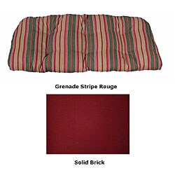 Outdoor UV-resistant Double U-shaped Loveseat Cushion  