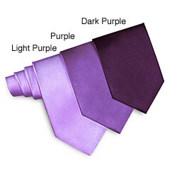 O.H.H.A. Purple Woven Silk Tie