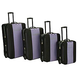 Rockland Polo Equipment 4-piece Luggage Set