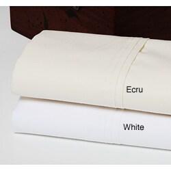 Hotel Fine Linens 500 Thread Count Percale Sheet Set