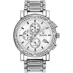 Bulova Men's Diamond-accented Chronograph Watch