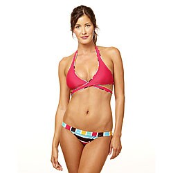 Lisa Lozano Caribbean Kriss Cross Halter Bikini