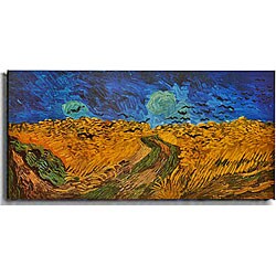 Van Gogh 'Crows Over the Wheatfields' Canvas Art 