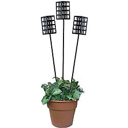 Florentine Black Garden Stake Torch