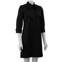 Citrine Women's Black Shirtdress