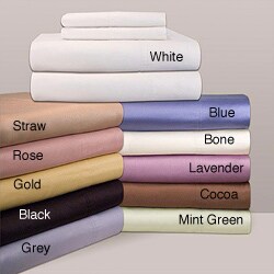 Egyptian Cotton Sateen 300 Thread Count Sheet Set