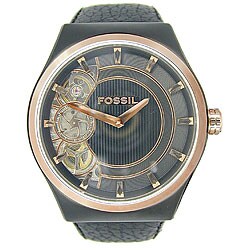 Fossil Men's Black Mechanical Dress Watch
