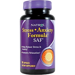 Natrol Stress Anxiety Formula Tablets (Pack of 2 90-count Bottles)