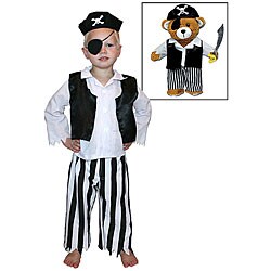 Pirate Bear and Me Dress-up Set
