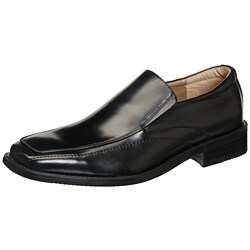 Zengara Men's Square Toe Leather Loafers
