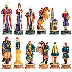 Ottomans vs. Hungarians Chess Set
